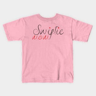 Swiftie Mom Red Kids T-Shirt